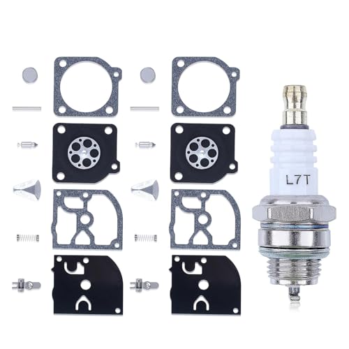 2 stücke Membran Reparatur Kit Fit for 40/45/49/55/51 H55/H51/240R/245R Säge mit Zündkerze RB-45 Teile von VBHGUYC