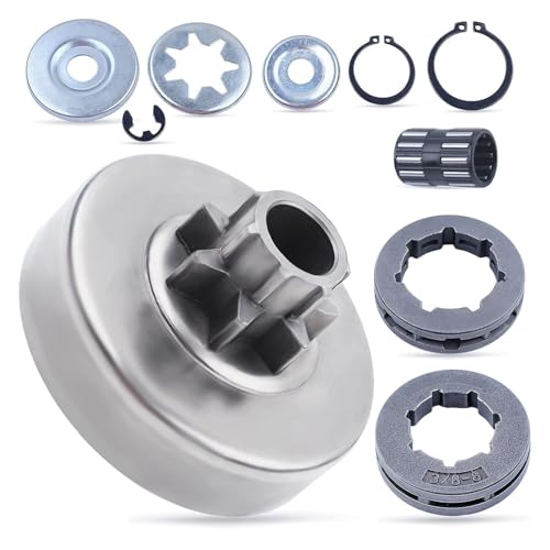 3/8 "7T Kupplung Trommel und Kettenrad Felge Kit Fit for MS380 MS381 Kettensäge Neue von VBHGUYC