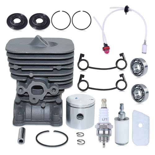 35mm Kolben Kit Fit for 128C 128CD 128L 128LD mit & Zündkerze von VBHGUYC