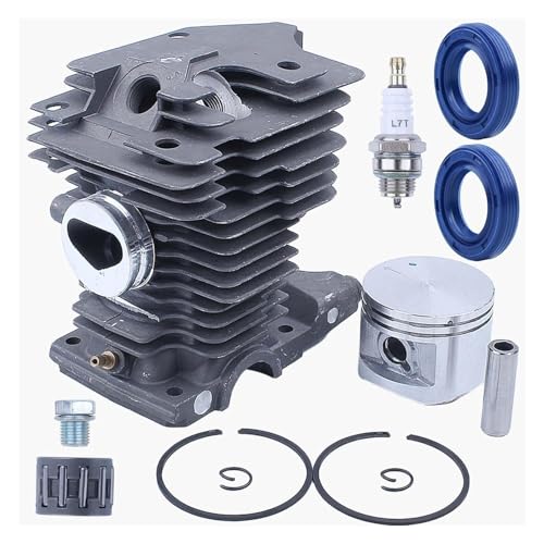 46mm Zylinderkolbenende Kit Big Bore Fit for MS270 280 MS280C 11330201203 von VBHGUYC