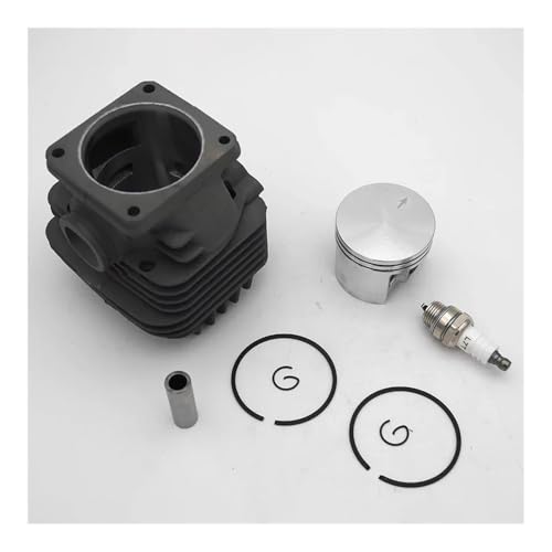 50mm Zylinderkolben 10mm Stift Passend for MS440 044 044R 044W MS440RZ MS440VWZ MS440Z Kettensägenmotorteile #1128 020 1227 von VBHGUYC