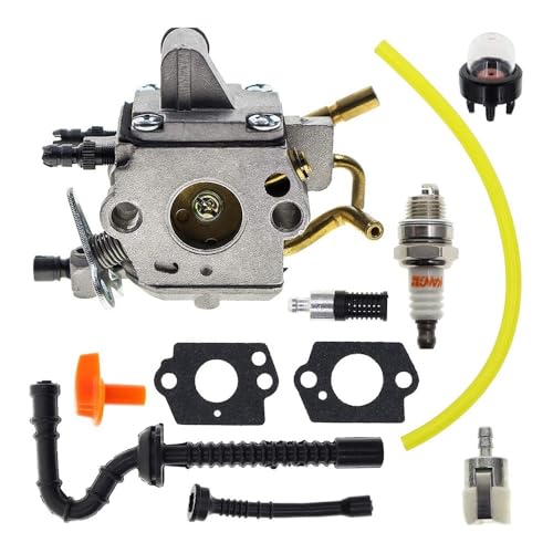 C1Q-S258 Vergaser Passend for MS192 MS192T MS192TC Kettensäge Carb Ersetzen Sie C1Q-S258 1137-120-0650(GRAY) von VBHGUYC