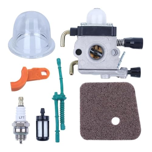 Kit passend for Freischneider FS55 FS55R FS38 FS45 FS46 KM55 mit Dichtung, Kraftstofffilter, Luftfilter, Kraftstoffleitung, Zündkerze Kit passend for Freischneider FS55 FS55R FS38 FS45 FS46 KM55 mit Dichtung, Kraftstofffilter, Luftfilter, Kraftstoffleitung, Zündkerze von VBHGUYC