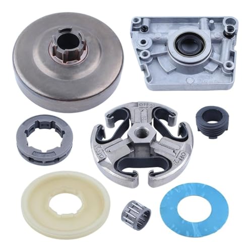 Kupplungstrommel, Öl, Schneckengetriebe, Staubschutz, Unterlegscheibe, passend for 268 272 66 61 Kettensäge, 3/8"-7T Kettenrad, Nadellager von VBHGUYC