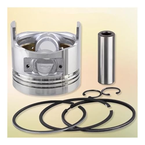 L48-Kolbensatz 70 mm (scharfer Boden) passend for L48-Dieselmotorkolben + Ring + Stift + Clip Werkzeug von VBHGUYC