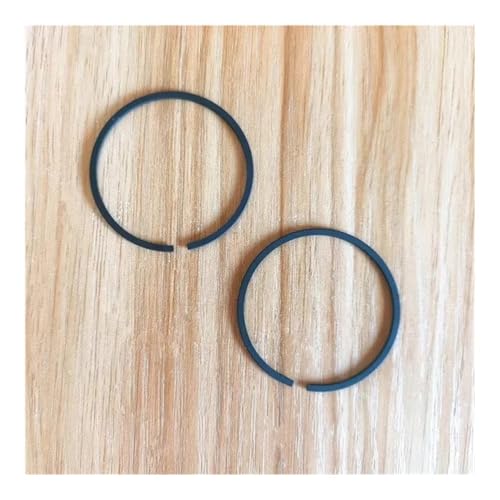 VBHGUYC Kolbensatz 46 mm mit Lager passend for BR400 BR380 SR400 SR420 FS550 Freischneider-Gebläsezylinderringstiftclips Werkzeug(1 Pair Ring) von VBHGUYC