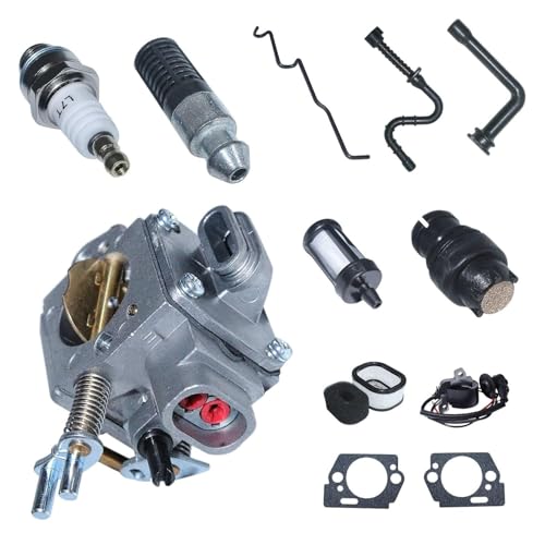 Vergaser Zündspule Kit Fit for 044 MS440 046 MS460 Kettensäge Luftfilter von VBHGUYC