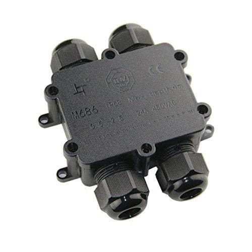 4-Wege Verteilerbox IP68 geeignet für Kabel mit einem Durchmesser von 4-14mm von VBLED