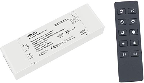 VBLED©"INATUS" SET - Funk LED Netzteil 12V DC / 75W inkl. Fernbedienung von VBLED