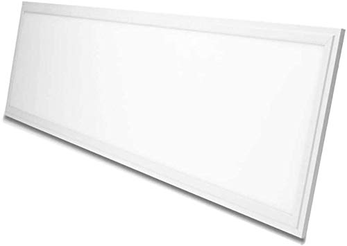 VBLED© LED Panel Deckenleuchte Dimmbar 120x30cm Ultraslim Modern 36W Neutralweiß 4000K Deckenlampe mit PMMA Lichtleiter und weißer Rahmen von VBLED
