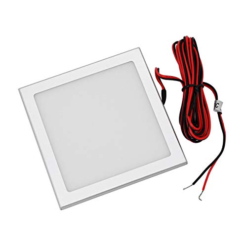 VBLED© Mini LED Panel Unterbauleuchte 12VDC / 3,5W /2700K / 100x100x5mm /Deckenleuchte/Rasterleuchte/Küchenleuchte/ultraflache von VBLED