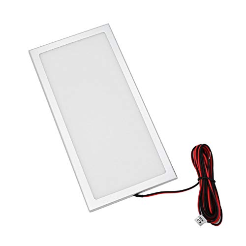 VBLED© Mini LED Panel Unterbauleuchte 12VDC / 7,5W / 4000K / 100x200x5mm Deckenleuchte/Rasterleuchte/Küchenleuchte ultraflache von VBLED