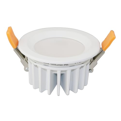 VBLED® 13W Einbaustrahler Einbauleuchten Außen IP65 3000K Feuchtraum Deckenleuchte inkl. Trafo nicht Dimmbar von VBLED