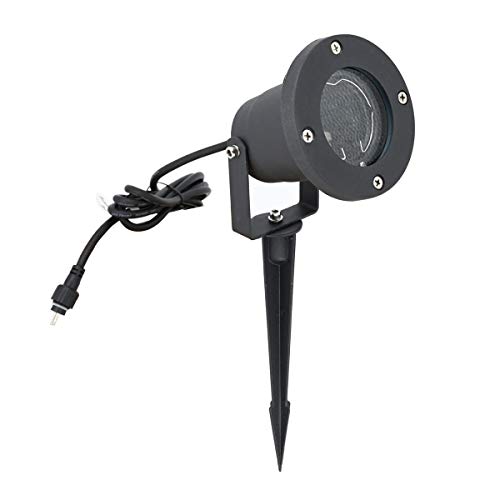 VBLED LED Gartenstrahler STAGNUM Teichstrahler Aluminium - IP65 - MR16 Fassung 12V AC ohne LED-Leuchtmittel - Schwarz - GARTUS System von VBLED