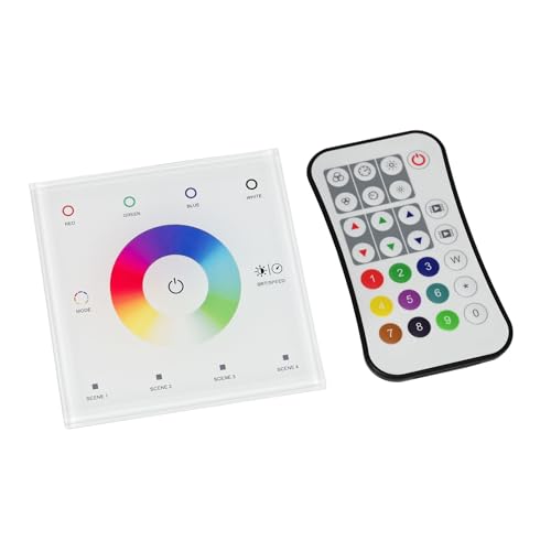 "iNatus" RGBW Wand Touch Panel LED Controller Kit mit Fernbedienung 12-24VDC "iNatus" RGBW Wand Touch Panel LED Controller Kit mit Fernbedienung 12-24VDC von VBLED