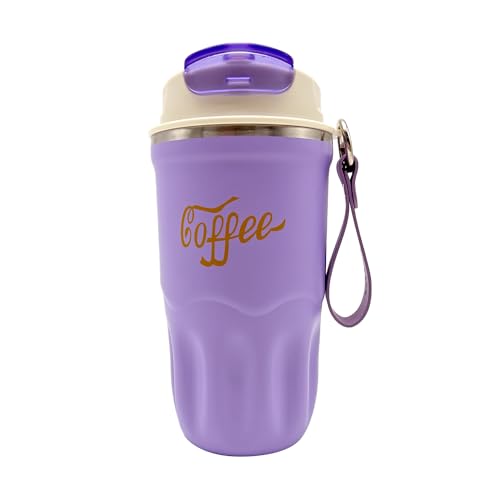 Reise-Kaffeebecher 17 oz, isolierte Kaffeetassen mit Deckel, Thermos-Kaffeebecher aus Edelstahl auslaufsicher, doppelwandiger Vakuumbecher, wiederverwendbarer To-Go-Becher für heißen/Eiskaffee von VBLL