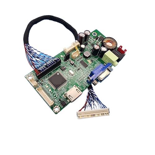 for 17-27 Zoll LCD-Bildschirm-Laufwerksplatine HDMI VGA Zu LVDS-Steuerplatine FHD Integrierter LED-Hintergrundbeleuchtungs-Inverter 30Pin-Kabel(1920-1080) von VBMJUSSE