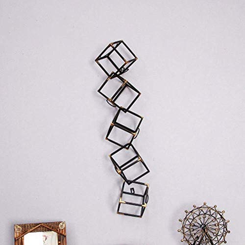 Weinregal Wandmontage Weinregal Vintage Metall Quadratisch Weinregal Wand Weinregal Wandbehang Weinkühler Kreativ Fünf Etagen Becher Weinregal Weinregal Set Weinbolttle Halter Tragbares Weinregal Weinregal Wandmontage Weinregal Vintage Metall Quadratisch Weinregal Wand Weinregal Wandbehang Weinkühler Kreativ Fünf Etagen Becher Weinregal Weinregal Set Weinbolttle Halter Tragbares Weinregal von VBNCUUIOPO