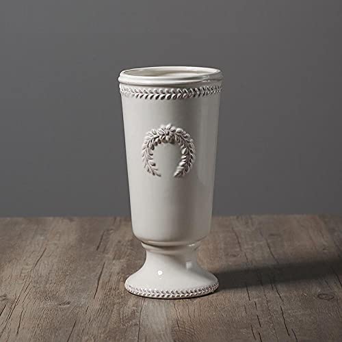 UDRJU Statue Sculpture White Kettle Home Keramikvase Dekoratives Bastelmuster Kreativer Behälter-C UDRJU Statue Sculpture White Kettle Home Keramikvase Dekoratives Bastelmuster Kreativer Behälter-C von VBNHGF
