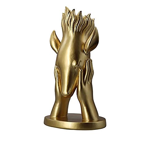 UDRJU Statuen Und Skulpturen Statue Dekoration Harz Hirsch Blumenvase Figuren Kreative Tier Pflanzer Desktop Dekor-A von VBNHGF