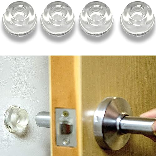 VBNZBK 12 Stück Gummipuffer Selbstklebend, Gummifüße Selbstklebend, Gummipuffer Transparent, Silicone Türstopper Wand, für alle Arten von Türstoppern Küchenmöbelschutz Schallabsorption von VBNZBK