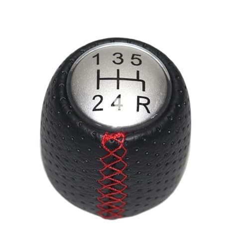 VBPBHFFNMW 5/6-Gang-Leder-Auto-Schaltknauf, Gamaschen-Schaltknauf passend for ALFA ROMEO 159 BRERA SPIDER 2005 2006 2007 2008–2011 Schaltknauf(1 2 3 4 5 - R) von VBPBHFFNMW