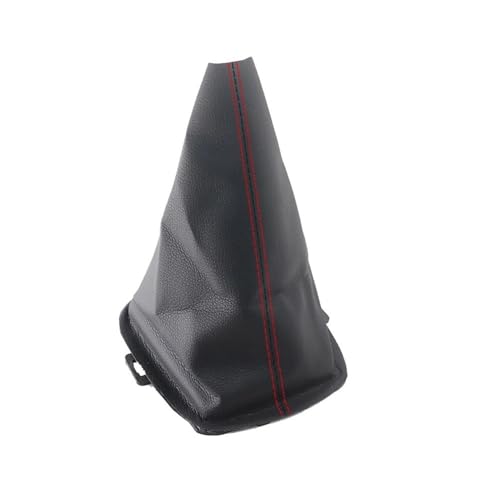 VBPBHFFNMW Schalthebel-Schaltknauf-Abdeckung Gamaschenmanschette passend for Ford Fiesta MK7 2008–2014 Getriebemanschette Schaltmanschetten manueller Wählhebel Schaltknauf(Red line) von VBPBHFFNMW