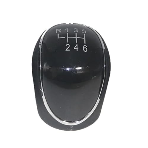 VBPBHFFNMW Schaltknauf Hebelschalter Griff Leder Fit for FORD S-MAX I MK1 II MK2 2006-2021 Manuelle Getriebe 5/6 Geschwindigkeit Schaltknauf(R 1 2 3 4 5 6) von VBPBHFFNMW
