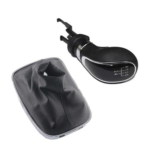 VBPBHFFNMW Schaltknaufmanschette Hebelschaltergriff aus Leder passend for Opel Insignia for Buick Regal 2009–2015 Abdeckung for Schaltgetriebe 5/6-Gang Schaltknauf(5 speed pair) von VBPBHFFNMW