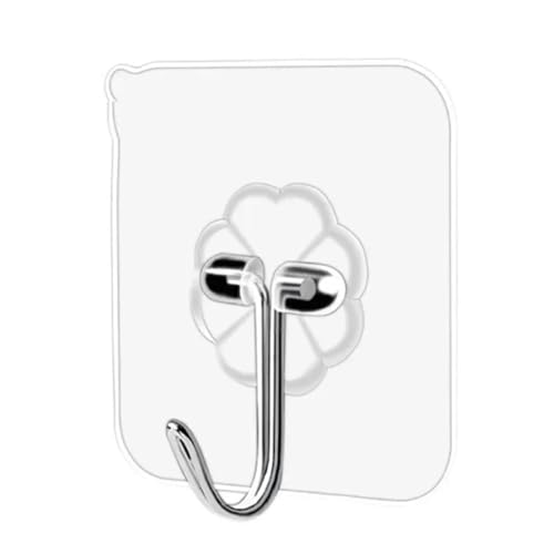 VBPCEFZTLK 1-20 Stück transparente Haken, stark, selbstklebend, for Tür und Wand, Saugnapf, schwere Last, Rack, Cup Sucker for Küche und Bad Haushaltshaken(1 Pc) von VBPCEFZTLK