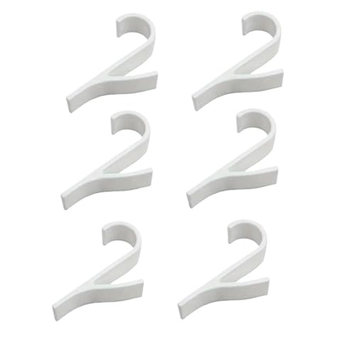 VBPCEFZTLK 2/6 Stücke Badezimmer Dusche Handtuchhalter Kleiderbügel Heizkörper Schienenhaken Clips Lagerregale Kleidung Schal Kleiderbügel Haken Haushaltshaken(6PCS) von VBPCEFZTLK