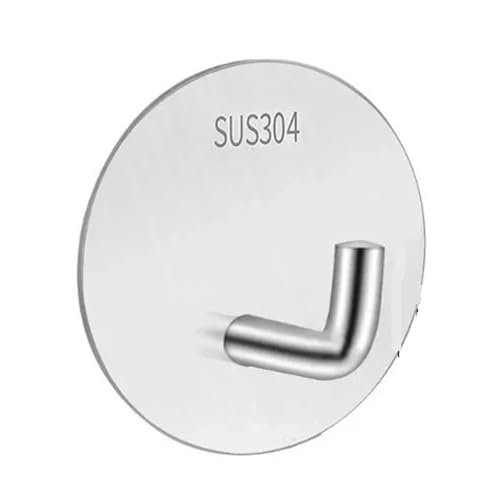 VBPCEFZTLK 3 Stück Edelstahl-Wandhaken, selbstklebende Haken for Aufhängen an der Wand, Schlüsselhalter, Wandaufhänger, Handtuchhalter, Kleiderhaken, Taschenaufhänger Haushaltshaken(3PCS C) von VBPCEFZTLK