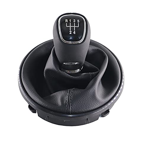 VBPCEFZTLK Auto-Umschaltgetriebe-Knopfhebel Gaitor-Boot-Abdeckung for Skoda Fit for Fabia 2 II MK2. Fit for Combi Fit for Scout 2007 2009 2009 2010 2011 2012 2013 2013 2014 Schaltknauf(5 speed set) von VBPCEFZTLK