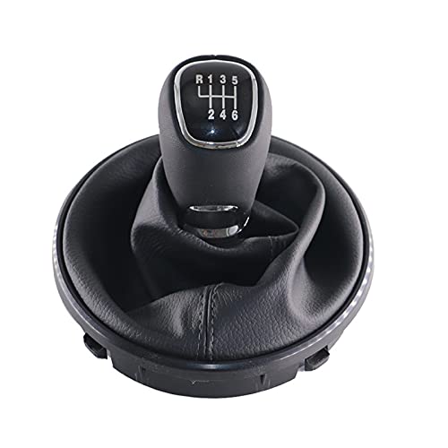 VBPCEFZTLK Auto-Umschaltgetriebe-Knopfhebel Gaitor-Boot-Abdeckung for Skoda Fit for Fabia 2 II MK2. Fit for Combi Fit for Scout 2007 2009 2009 2010 2011 2012 2013 2013 2014 Schaltknauf(6 speed set) von VBPCEFZTLK
