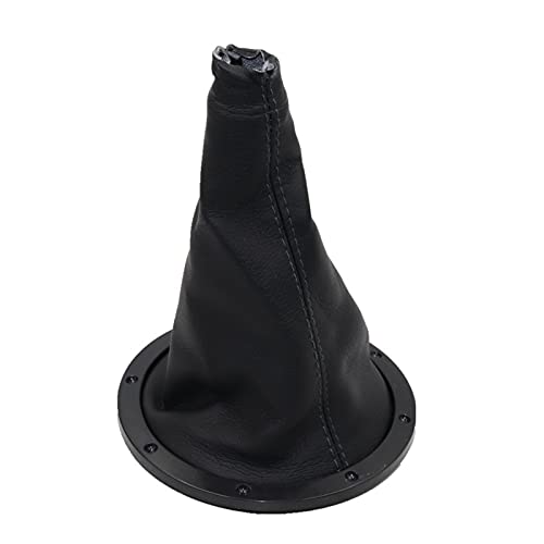 VBPCEFZTLK Chrom-Auto-Umschaltgetriebe-Knopfhebel-Gaiter-Boot-Cover-Rahmen-Handbuch Fit for Vw. Fit for Gol Fit for Zeiger Fit for Saveiro Fit for Parati 2004 2005-2010 Schaltknauf(schwarz) von VBPCEFZTLK