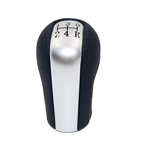 VBPCEFZTLK Matte Auto-Umschaltgetriebe-Knopfhebel-Gaiter-Boot-Abdeckung Fit for Toyota Passt for Avensis T25 MK2 II 2003-2009 Schaltknauf(5 speed knob) von VBPCEFZTLK