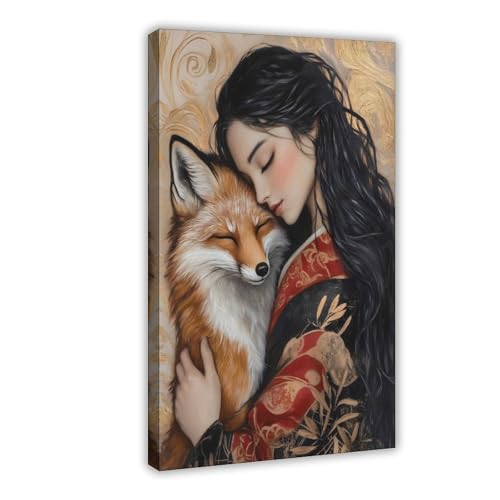 VBQHIR Inari Omikami Japanischer Fuchsgott Poster Leinwand Poster Schlafzimmer Dekor Landschaft Dekor Geschenk 20 x 30 cm VBQHIR Inari Omikami Japanischer Fuchsgott Poster Leinwand Poster Schlafzimmer Dekor Landschaft Dekor Geschenk 20 x 30 cm von VBQHIR