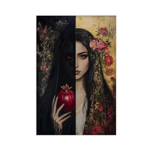 VBQHIR Persephone Poster auf Leinwand, Wandkunstdruck, Bild, Gemälde, 30 x 45 cm VBQHIR Persephone Poster auf Leinwand, Wandkunstdruck, Bild, Gemälde, 30 x 45 cm von VBQHIR