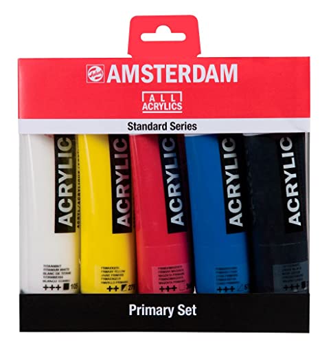 Talens AMSTERDAM Acrylfarben-Set "Primärfarben" von VBS Hobby Service