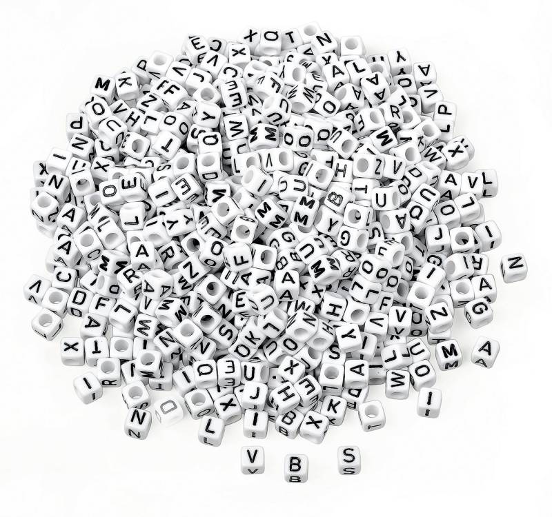 VBS XXL Bastelperlen Buchstaben, 175 g von VBS XXL