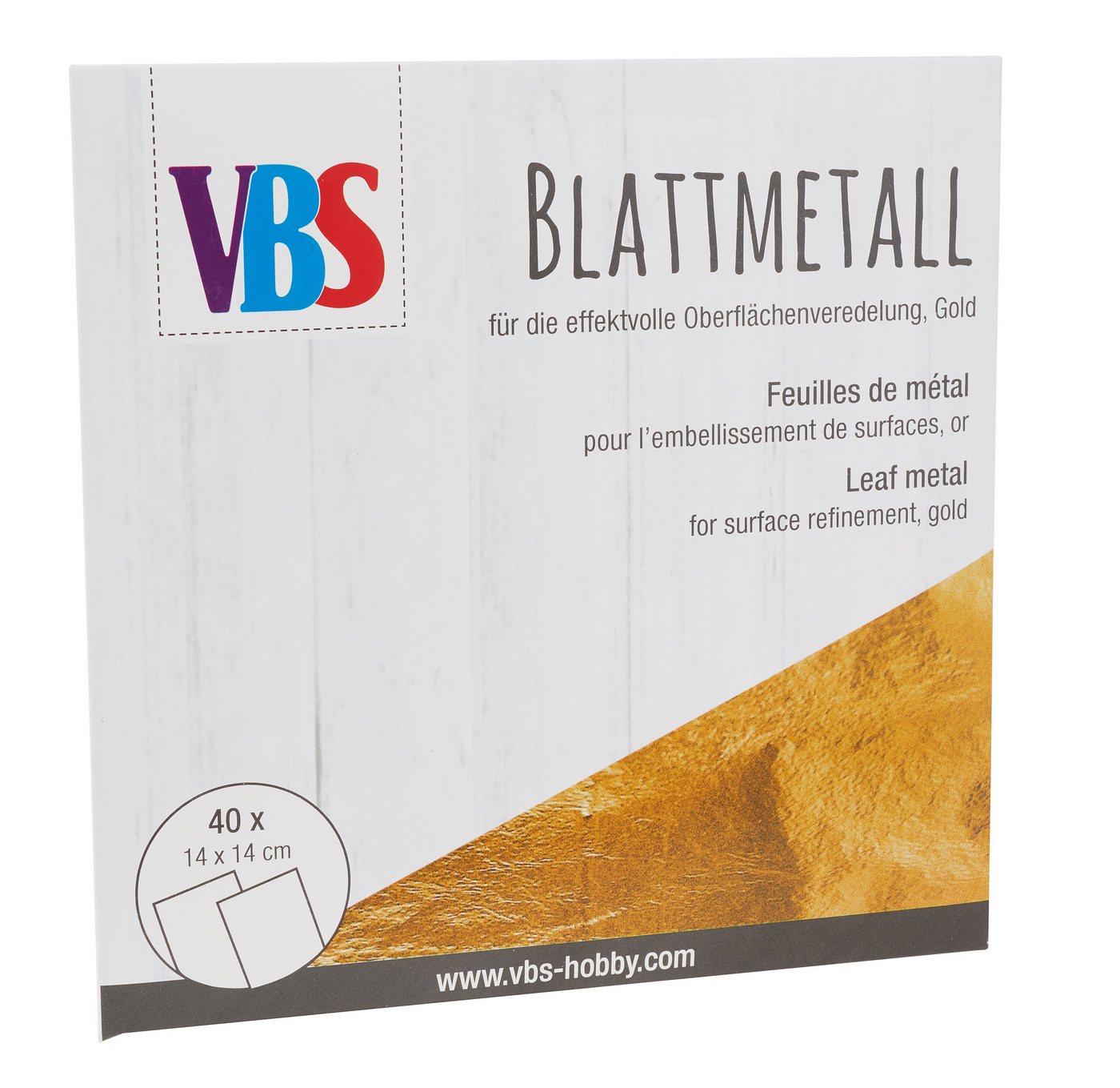 VBS XXL Blattmetall, 14 cm x 14 cm, 40 Blatt VBS XXL Blattmetall, 14 cm x 14 cm, 40 Blatt von VBS XXL
