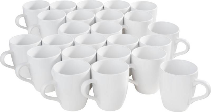 VBS XXL Tasse Bauchig, Keramik, 24 Stück, 300ml von VBS XXL
