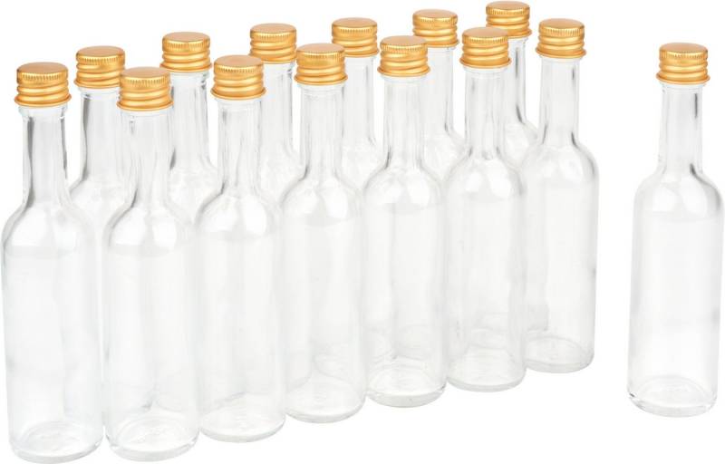 VBS XXL Trinkflasche Glasflaschen mit Schraubverschluss, 14 Stück von VBS XXL