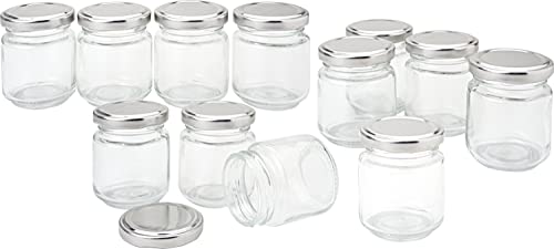 12 Gläser mit Schraubdeckel, rund von VBS