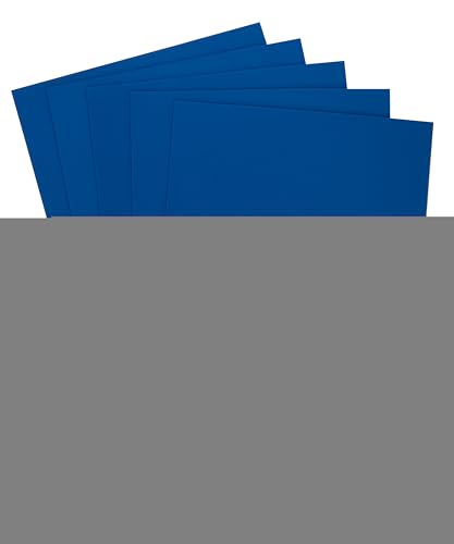 5 EXTRAGROSSE Moosgummi Platten, ca. 60 x 40cm, Stärke 3 mm, diverse Farben Dunkelblau von VBS