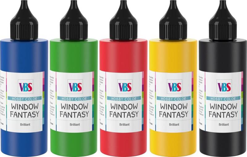 VBS Fenstersticker Window Fantasy Basic-Set, 5 Stück von VBS