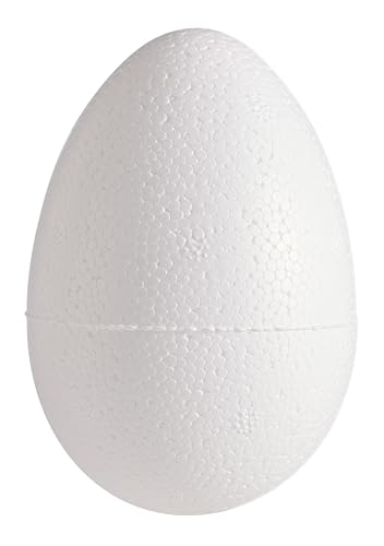 Styropor-Ei 10x7,5cm weiß Osterei Deko-Ei zum Bemalen oder Bekleben Styroporeier von VBS