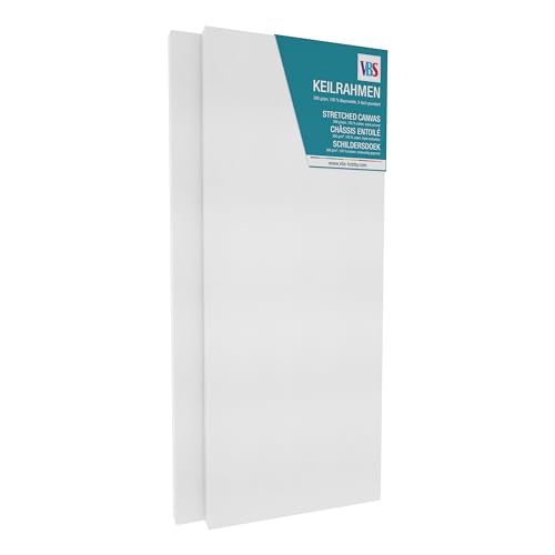 VBS 2er-Pack Keilrahmen 50x20cm Leinwand Rahmen Maluntergrund Acrylmalerei VBS 2er-Pack Keilrahmen 50x20cm Leinwand Rahmen Maluntergrund Acrylmalerei von VBS