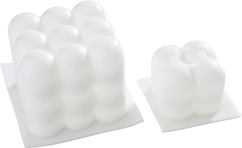 VBS 2er-Pack Kerzengießform Bubble 3D Silikon 4x3,5cm und 6x6 cm Füllmenge 50-175ml Gießform Kerzengießen Bastelform Kerzenform Kerze DIY VBS 2er-Pack Kerzengießform Bubble 3D Silikon 4x3,5cm und 6x6 cm Füllmenge 50-175ml Gießform Kerzengießen Bastelform Kerzenform Kerze DIY von VBS