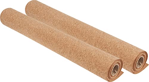 VBS 2er-Pack Kork selbstklebend Granulat 43x150cm Korkstreifen Korkplatte DIY-Untersetzer von VBS